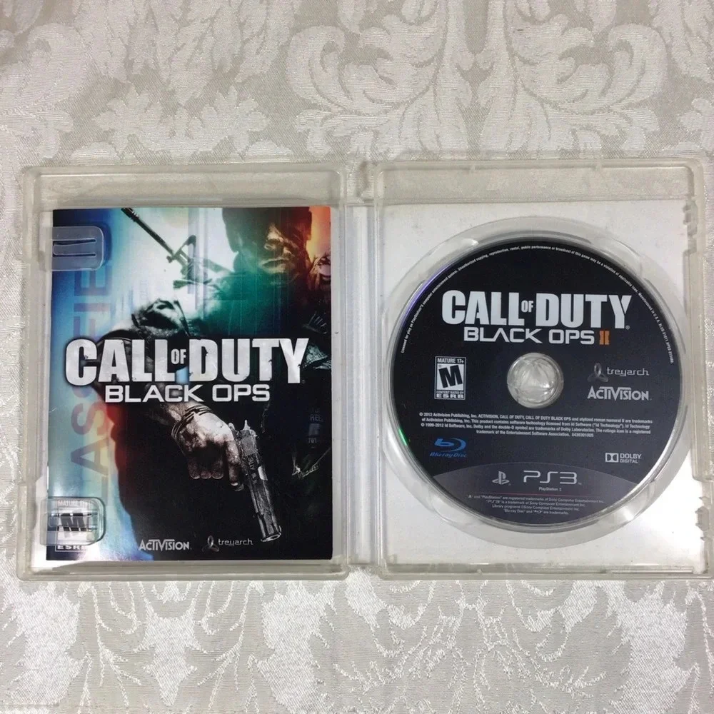 PS3 Call of Duty Black Ops and Call of Duty MW3 Video Games - Rated M